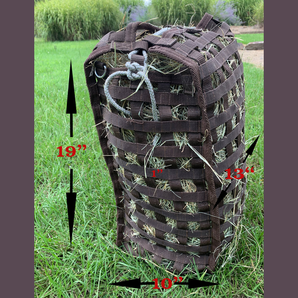 Ground Feeder & Natural Grazer - A Four Sided Slow Feed System Designed For Use On The Ground